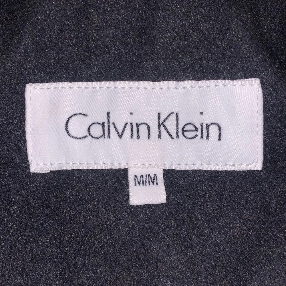 Mens Calvin Klein Wool Blend Pea Coat